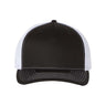 Richardson Five-Panel Trucker Cap - Richardson 112FP Richardson Black/ White Adjustable