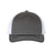 Richardson Five-Panel Trucker Cap - Richardson 112FP Richardson Charcoal/ White Adjustable