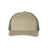 Richardson Five-Panel Trucker Cap - Richardson 112FP Richardson Pale Khaki/ Loden Green Adjustable
