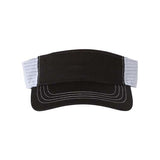 Richardson Trucker Visor - Richardson 712 Richardson Black/ White Adjustable