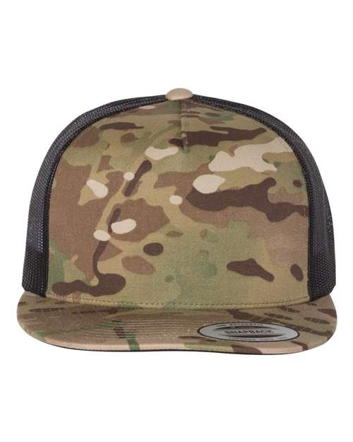 YP Classics Five-Panel Classic Trucker Cap - Yupoong 6006