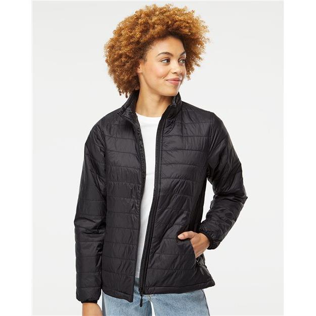 Independent Trading Co. Women's Puffer Jacket - Independent Trading Co. EXP200PFZ Independent Trading Co.