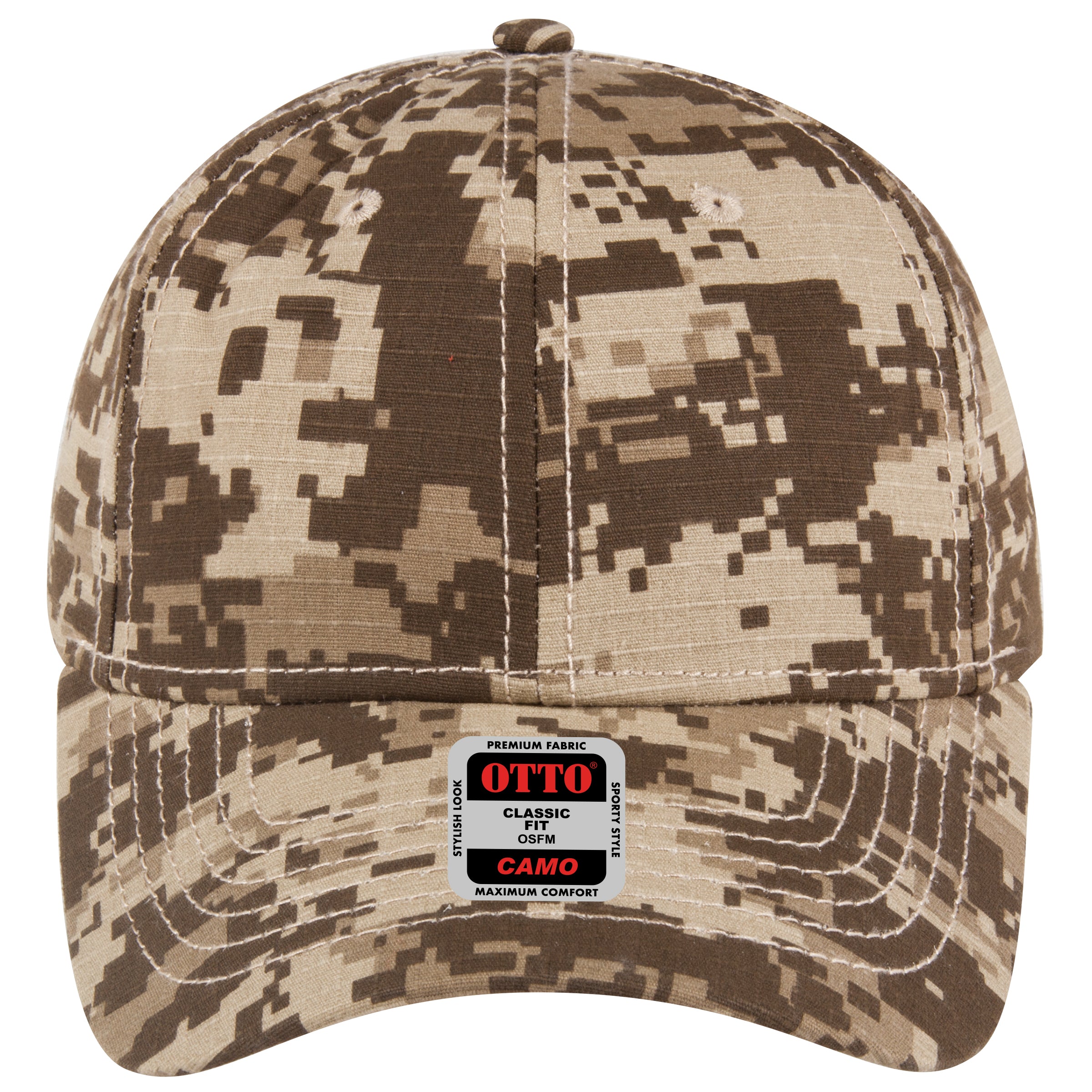 OTTO CAP Camouflage 6 Panel Low Profile Baseball Cap OTTO 78-353 Otto Cap