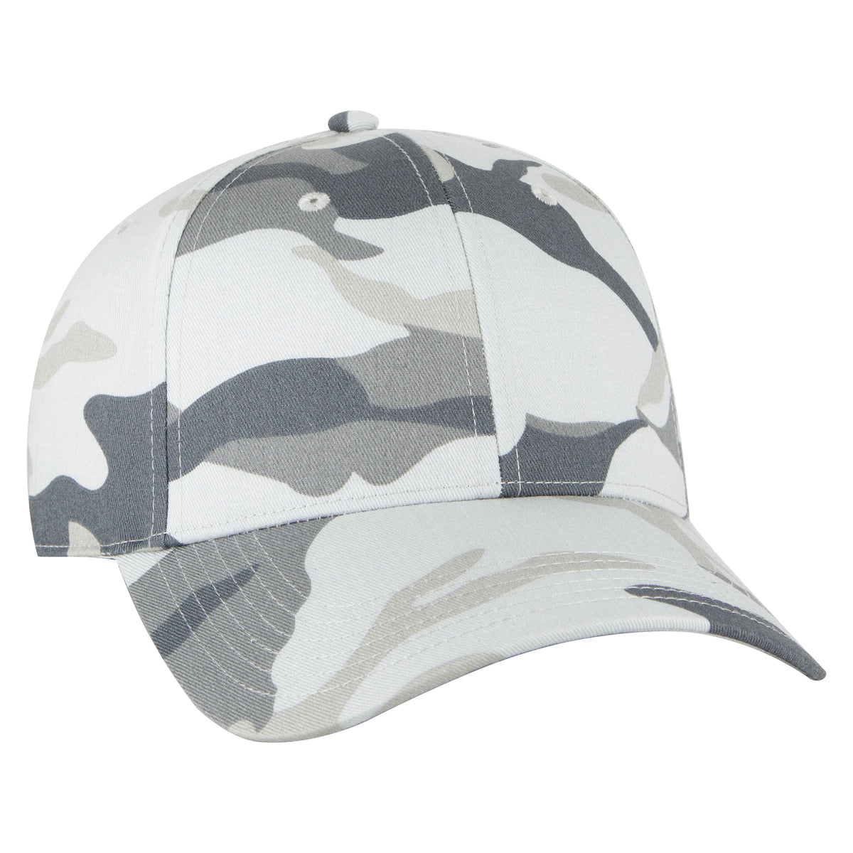 OTTO CAP Camouflage 6 Panel Low Profile Baseball Cap OTTO 78-353 Otto Cap 3514 - St Gry/Gry OSFM - Adult