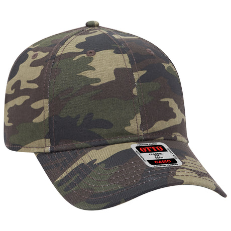 OTTO CAP® Camouflage 6 Panel Low Profile Baseball Cap OTTO 78-353