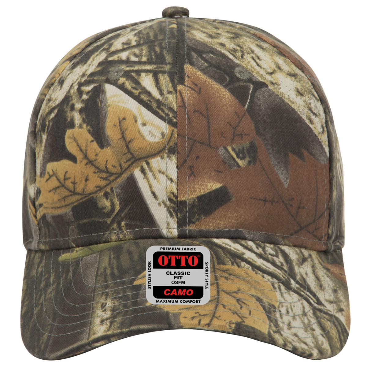 OTTO CAP Camouflage 6 Panel Low Profile Baseball Cap OTTO 78-835 Otto Cap