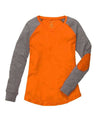 Boxercraft Women’s Preppy Patch Slub Long Sleeve T-Shirt - Boxercraft T66