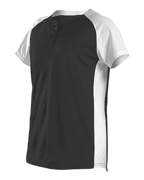 Alleson Athletic Girls' Two Button Fastpitch Jersey - Alleson Athletic 522PDWG