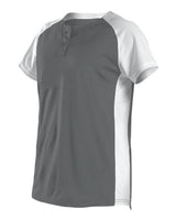 Alleson Athletic Girls' Two Button Fastpitch Jersey - Alleson Athletic 522PDWG