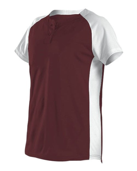 Alleson Athletic Girls' Two Button Fastpitch Jersey - Alleson Athletic 522PDWG
