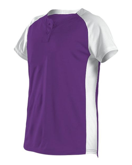 Alleson Athletic Girls' Two Button Fastpitch Jersey - Alleson Athletic 522PDWG