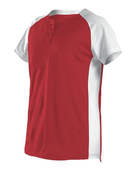 Alleson Athletic Girls' Two Button Fastpitch Jersey - Alleson Athletic 522PDWG