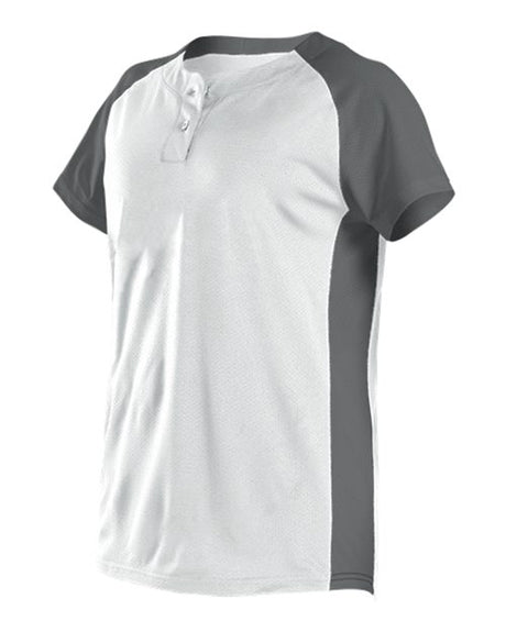 Alleson Athletic Girls' Two Button Fastpitch Jersey - Alleson Athletic 522PDWG