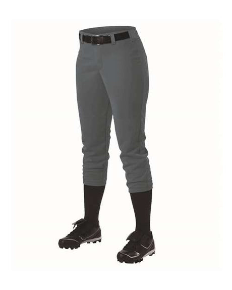 Alleson Athletic Girls' Fastpitch Softball Pants with Belt Loops - Alleson Athletic 605PBWY