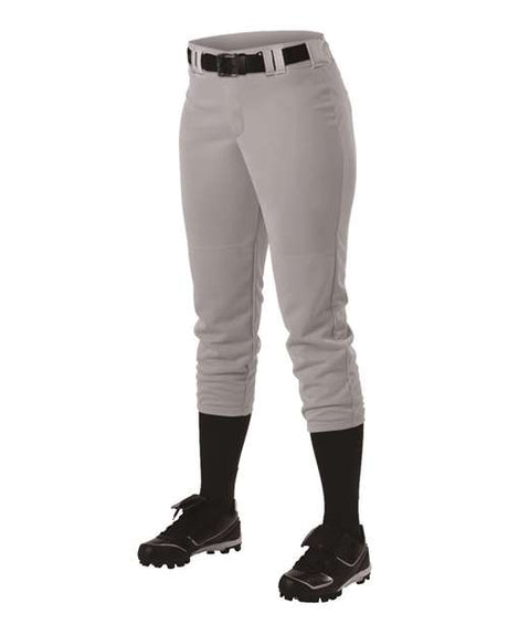 Alleson Athletic Girls' Fastpitch Softball Pants with Belt Loops - Alleson Athletic 605PBWY