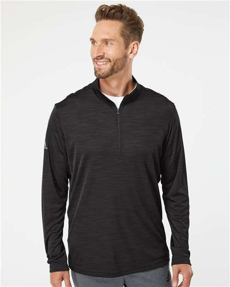 Adidas A475 Men's Lightweight Mélange Quarter-Zip Pullover Athletics Edition Series