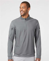 Adidas Men's Textured Quarter-Zip Pullover - Adidas A295