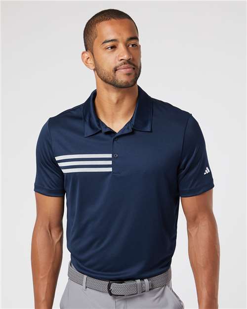 Adidas Men's 3-Stripes Chest Polo - Adidas A324