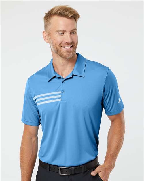 Adidas Men's 3-Stripes Chest Polo - Adidas A324