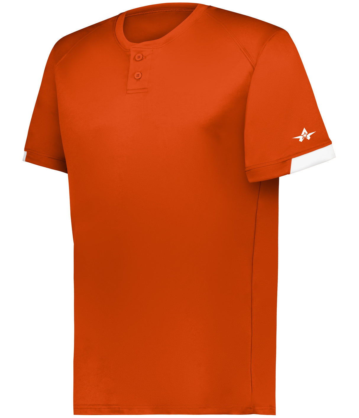 Augusta Sportswear ON THE RISE TWO-BUTTON BASEBALL JERSEY- Augusta Sportswear 795000