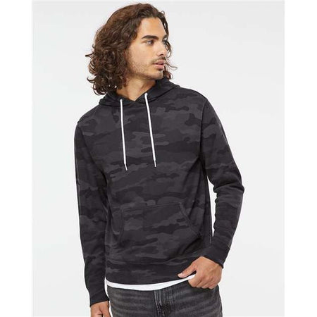 Independent Trading Co. Lightweight Hooded Sweatshirt - Independent Trading Co. AFX90UN Independent Trading Co. Black Camo XS