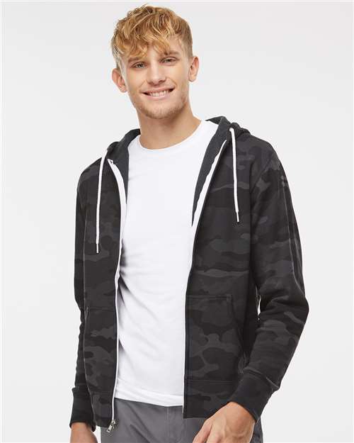 Independent Trading Co. Unisex Lightweight Full-Zip Hooded Sweatshirt - Independent Trading Co. AFX90UNZ