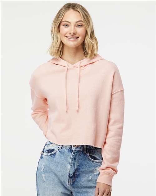 Independent Trading Co. Women’s Lightweight Crop Hooded Sweatshirt - Independent Trading Co. AFX64CRP