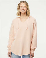 Independent Trading Co. Women’s Lightweight California Wave Wash Hooded Sweatshirt - Independent Trading Co. PRM2500