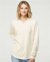 Independent Trading Co. Women’s Lightweight California Wave Wash Hooded Sweatshirt - Independent Trading Co. PRM2500