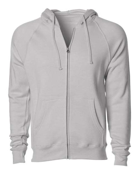 Independent Trading Co. Unisex Special Blend Raglan Full-Zip Hooded Sweatshirt - Independent Trading Co. PRM33SBZ