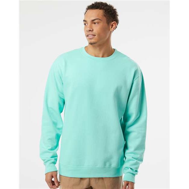 Independent Trading Co. Midweight Crewneck Sweatshirt - Mint - Independent Trading Co. SS3000 Independent Trading Co. Mint XS