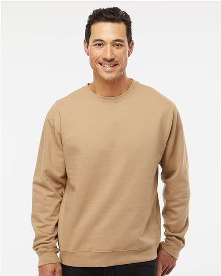 Independent Trading Co. Midweight Crewneck Sweatshirt - Sandstone - Independent Trading Co. SS3000 Independent Trading Co.