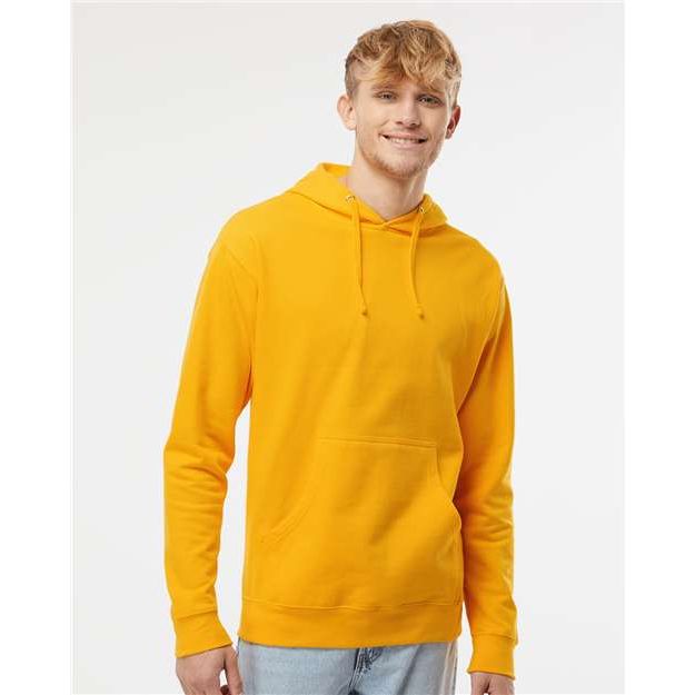 Independent Trading Co. Midweight Hooded Sweatshirt - Gold - Independent Trading Co. SS4500 Independent Trading Co. Gold XS