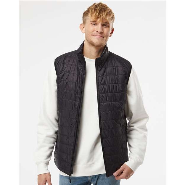 Independent Trading Co. Puffer Vest - Independent Trading Co. EXP120PFV Independent Trading Co. Black XS