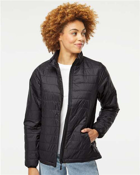 Independent Trading Co. Women's Puffer Jacket - Independent Trading Co. EXP200PFZ