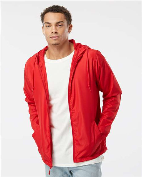Independent Trading Co. EXP54LWZ Men's Lightweight Windbreaker Full-Zip Jacket | Wholesale Windbreaker