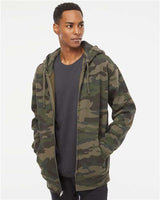 Independent Trading Co. IND4000Z Unisex Heavyweight Full-Zip Hooded Sweatshirt | Wholesale Heavyweight Zip Hoodie
