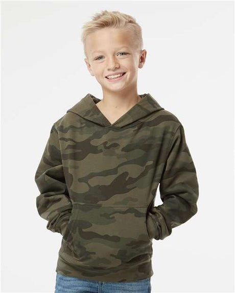 Independent Trading Co. SS4001Y Youth Midweight Hooded Sweatshirt | Wholesale Youth Hoodie