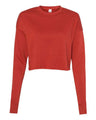 Bella + Canvas 7503 Women's Crop Fleece Crewneck Sweatshirt