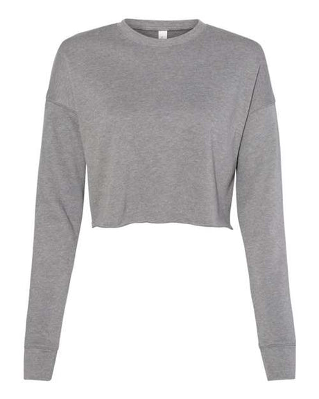 Bella + Canvas 7503 Women's Crop Fleece Crewneck Sweatshirt