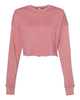 Bella + Canvas 7503 Women's Crop Fleece Crewneck Sweatshirt