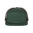 Richardson Seven-Panel Trucker Cap - Richardson 168 Caps Richardson Dark Green/ Black Adjustable