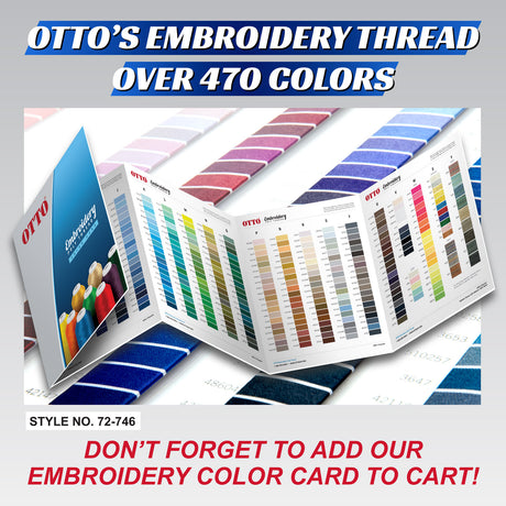 OTTO Embroidery Poly Thread #40 1,100 yd. Cone OTTO 157-108