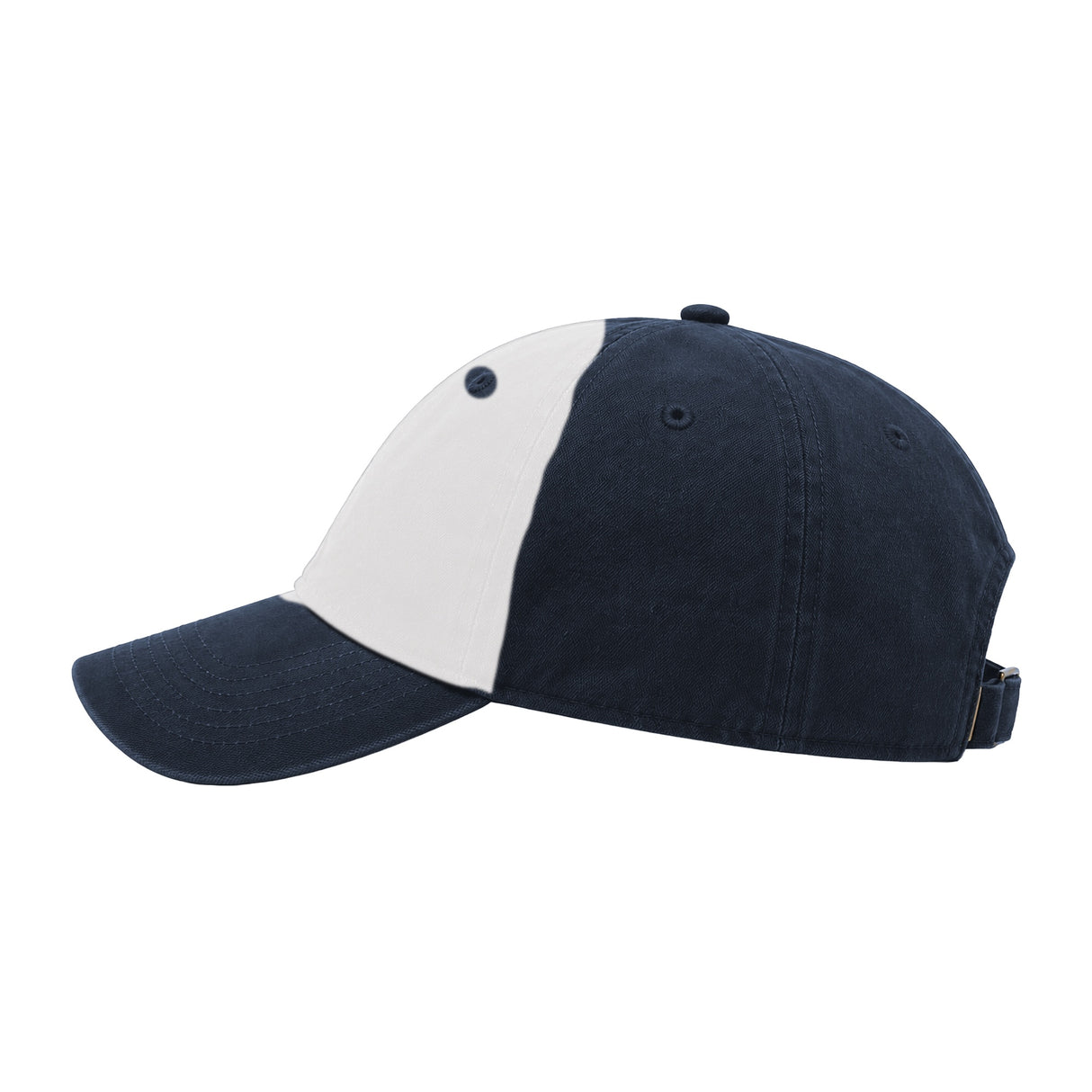 JOE102 Papa Joe Dad Hat - White/Navy (Side)