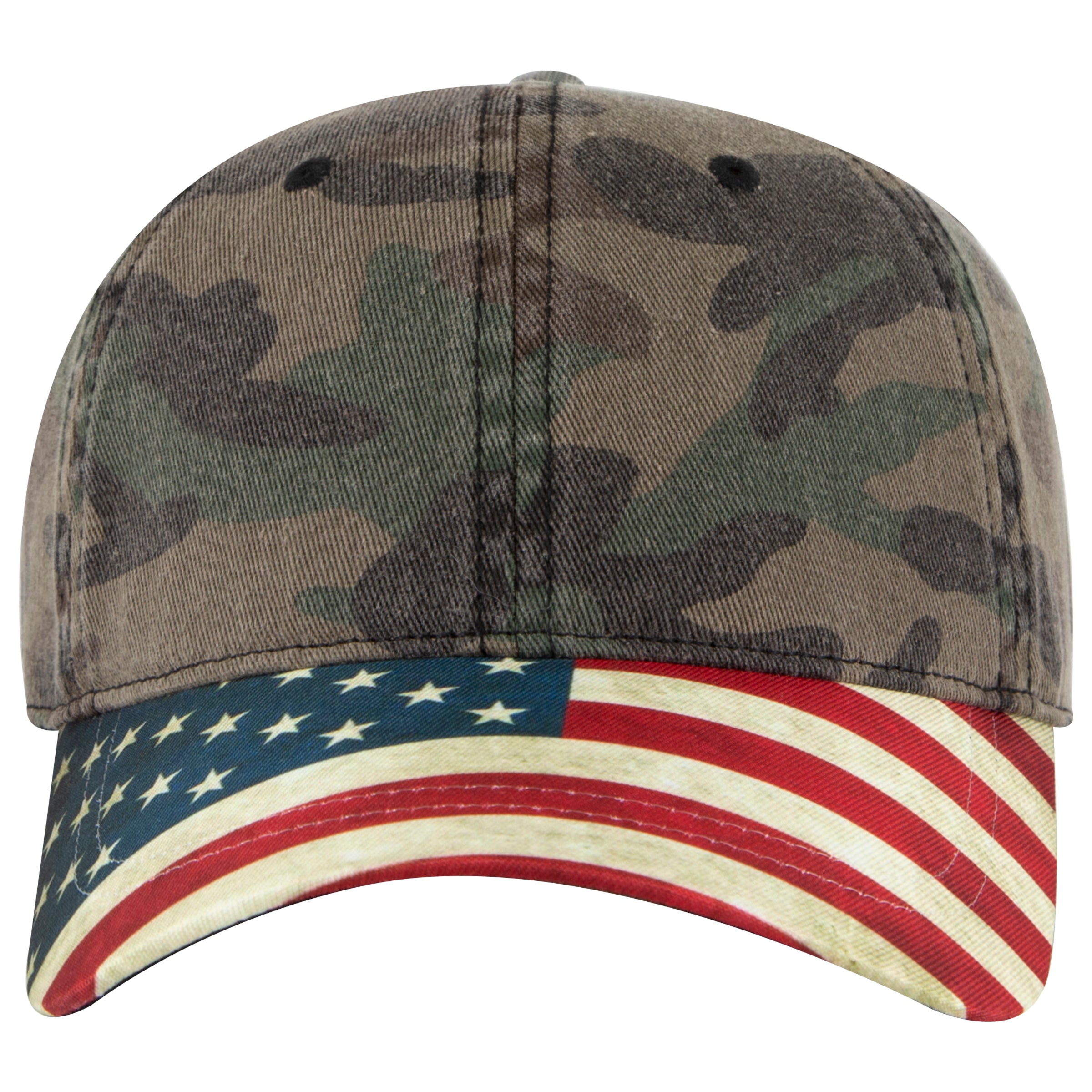 OTTO CAP 6 Panel Low Profile Baseball Cap OTTO 80-1180 Otto Cap CP004 - Camo 004 OSFM - Adult