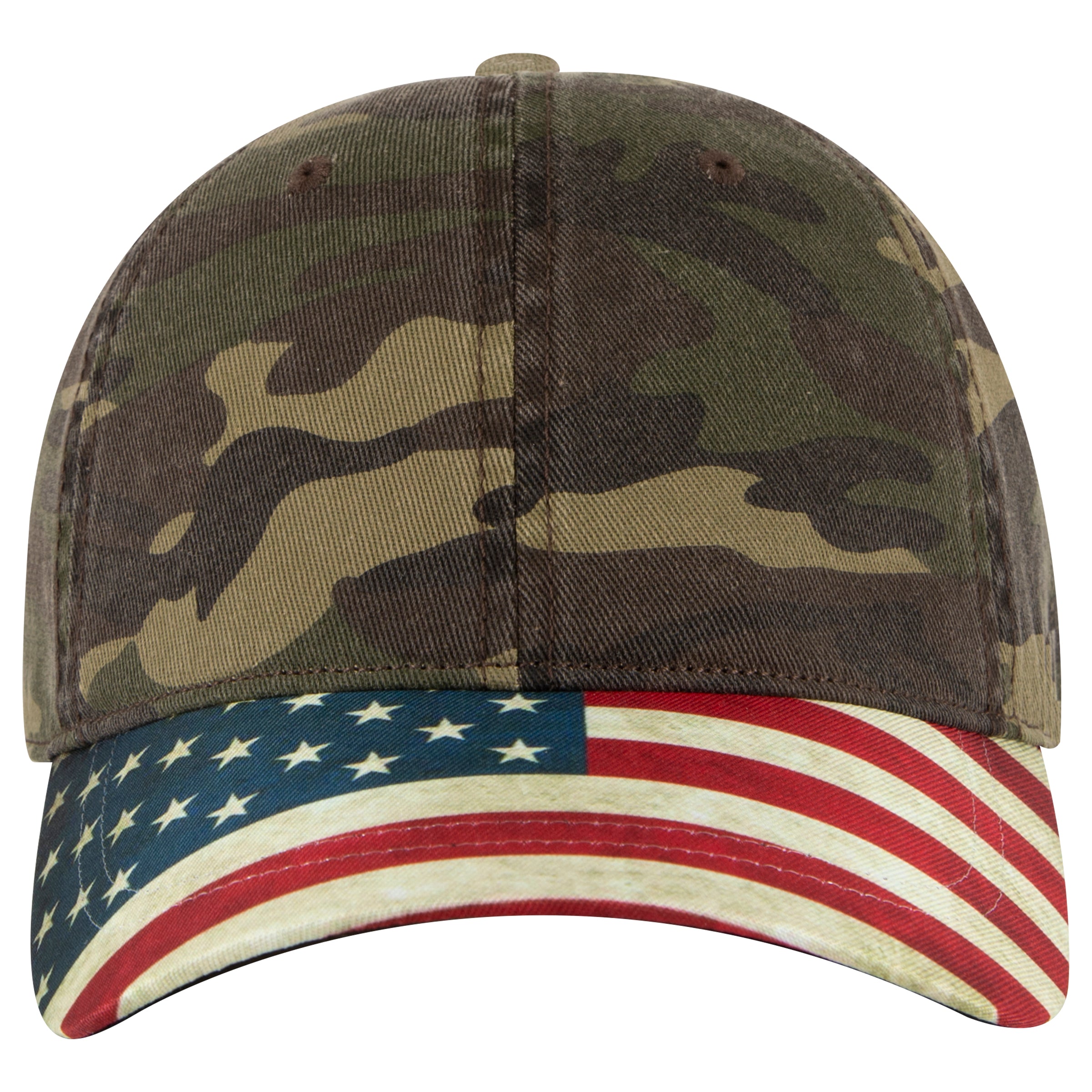 OTTO CAP 6 Panel Low Profile Baseball Cap OTTO 80-1180 Otto Cap CP008 - Camo 008 OSFM - Adult