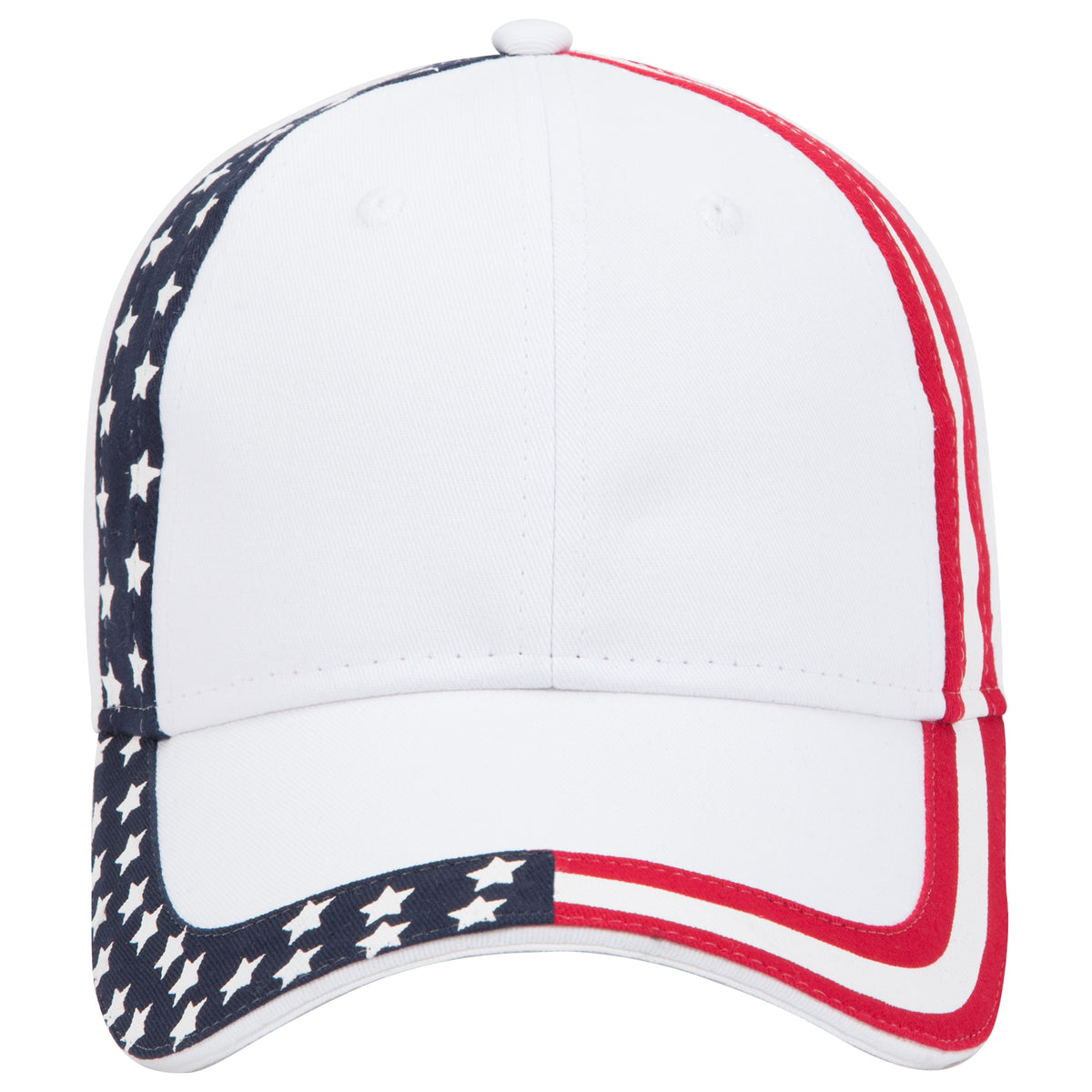 OTTO CAP 6 Panel Low Profile Style Baseball Cap OTTO 80-1327 Otto Cap 016D - White OSFM - Adult