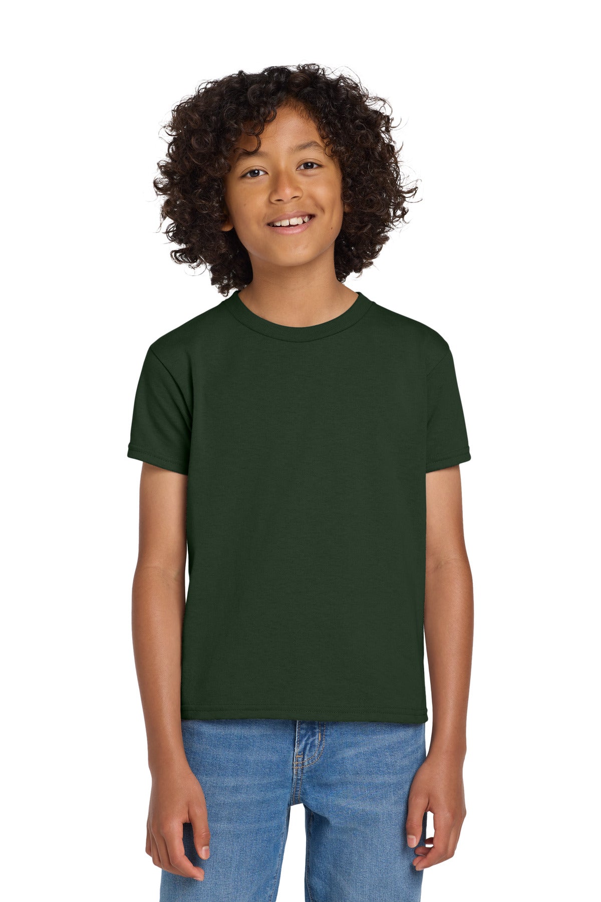 Gildan ®  Youth DryBlend ®  50 Cotton/50 Poly T-Shirt.  8000B - Gildan 8000B