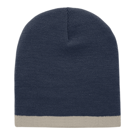 Decky Acrylic/Polyester Striped Short Beanie | Decky 8007