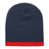 Decky Acrylic/Polyester Striped Short Beanie | Decky 8007